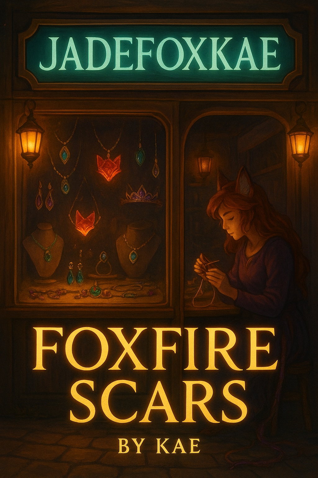 Foxfire Scars is the story about how Kaefira was summoned into a weak realm.